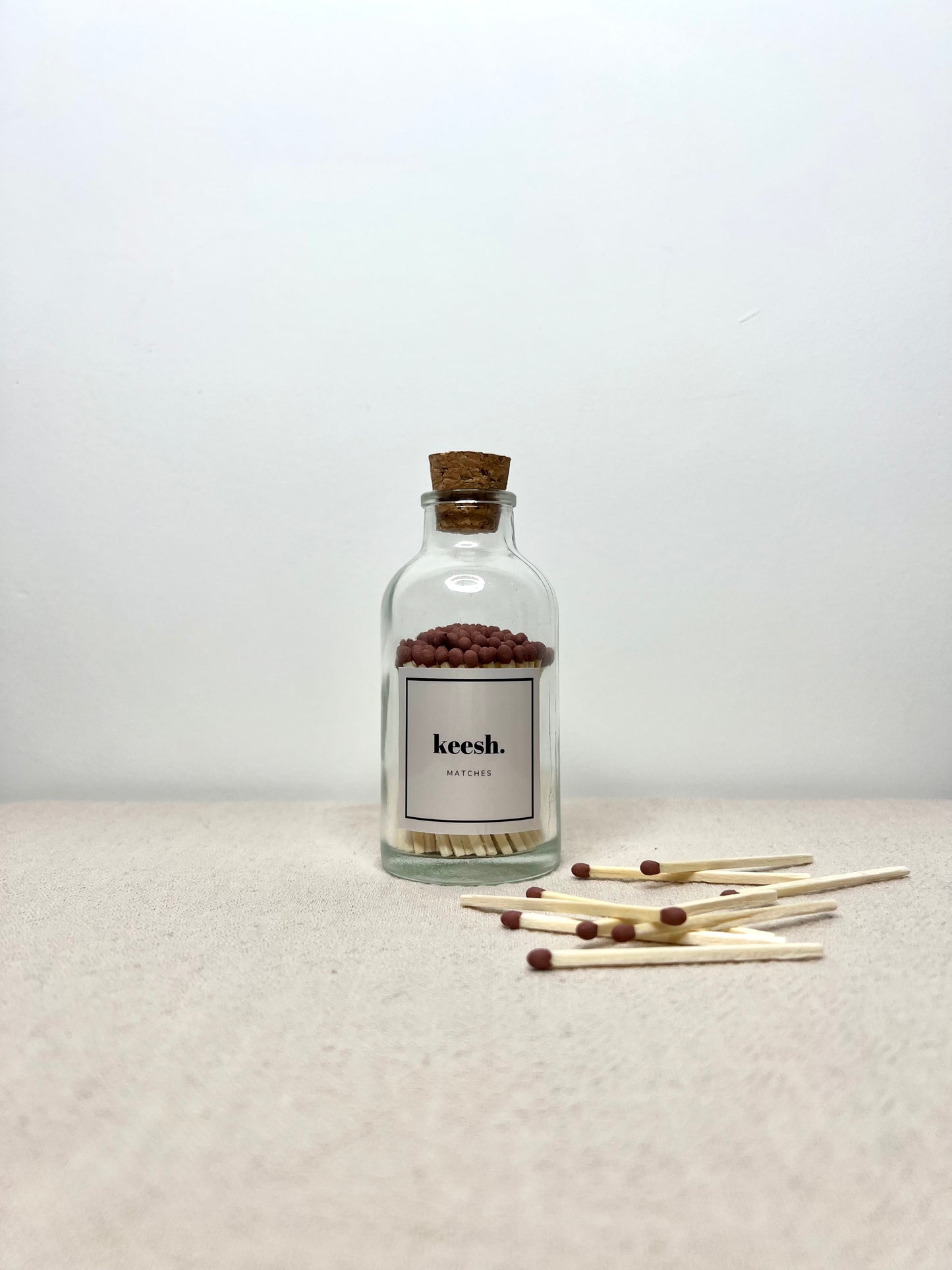 Glass Bottle of Matches